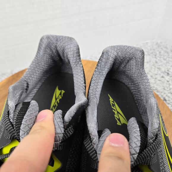 Altra Mens 10 Torin 4 Gray Lime Athletic Daily Performance Gym Road Running Shoe - Picture 11 of 12